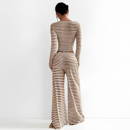 Striped Two Piece Set