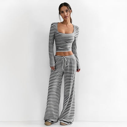 Striped Two Piece Set