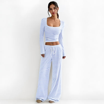 Striped Two Piece Set