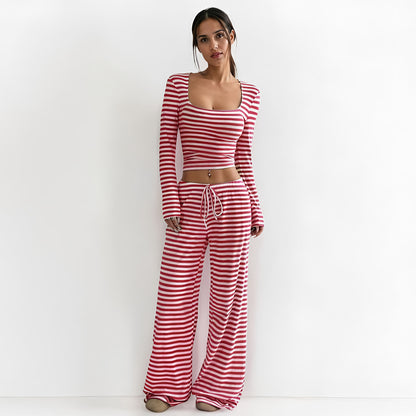 Striped Two Piece Set