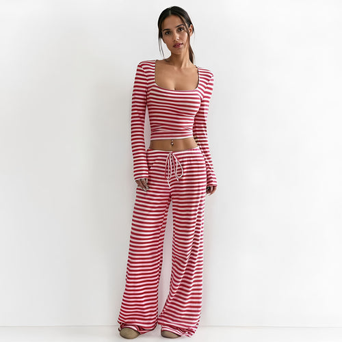 Striped Two Piece Set