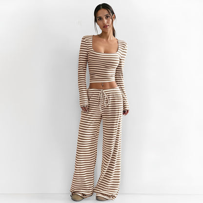 Striped Two Piece Set
